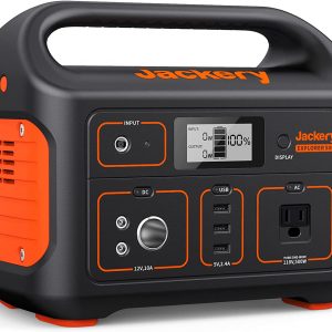 Jackery Portable Power Station Explorer 500, 518Wh Outdoor Solar Generator Mobile Lithium Battery Pack with 110V/500W AC Outlet (Solar Panel Optional) for Road Trip Camping, Outdoor Adventure : Home Improvement
