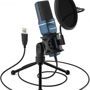 USB Microphone, TONOR Computer Cardioid Condenser PC Gaming Mic with Tripod Stand & Pop Filter for Streaming, Podcasting, Vocal Recording, Compatible with Laptop Desktop Windows Computer, TC-777  Musical Instruments