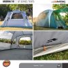 NTK Arizona GT 9-10 Person Tent for Family Camping | 17x8 ft Camping Tent with 2 Rooms, 2 Doors, 100% Waterproof Dome & Breathable Mesh | Outdoor Tent | 2500 mm Warm & Cold Weather Family Tent Sports & Outdoors - Image 11