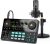 Audio Interface with DJ Mixer and Sound Card, Maonocaster Lite Portable ALL-IN-ONE Podcast Production Studio with 25mm Large Diaphragm Microphone for Live Streaming, PC, Recording(AU-AM200-S4)  Musical Instruments