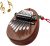 Kalimba Thumb Piano 8 Keys – Portable Mini Size Finger Piano Marimba Musical Instruments Solid Wood Mibra Gift for Kids and Piano Beginners Professional (Mini Size)  Musical Instruments