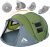 Pop Up Tents for Camping 4 Person Waterproof Tent Easy Pop Up Army Tents Surplus Tents Military Tents Military Pop Up Tent Popup Tent Camping Easy Up Camping Tents Instant Pop Up Tent Big Green : Sports & Outdoors