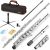 Eastar C Flutes Closed Hole C Flute Musical Instrument with Cleaning Rod, Carrying Case, Stand, Gloves and Tuning Rod, 16 Key Student Flute Beginner Kids Flute, Nickel, EFL-1  Everything Else