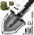 Zune Lotoo Tactical Shovel Survival Tools All-in-One Survival Shovel Kit Folding Entrenching Multitool Camping Shovel Hiking Carrying Pouch Tactical Gear Shovels for Outdoor  Everything Else