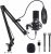 USB Microphone, MAONO 192KHZ/24Bit Plug & Play PC Computer Podcast Condenser Cardioid Metal Mic Kit with Professional Sound Chipset for Recording, Gaming, Singing, YouTube (AU-A04)  Musical Instruments