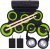 QoQoba Electronic Drum Set for Kids | Adult Beginner Pro MIDI Musical Instrument Drum Practice Pad Kit Incl. Foldable Headphone | Drum Sticks | Great Holiday Birthday Gift for Kids Drum Set (GREEN)  Musical Instruments