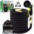 Expandable Garden Hose 25FT Water Hose with 8 Functions Hose Nozzle, 3/4 Inch Solid Brass Fittings and Durable Latex Core : Garden & Outdoor