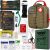 EVERLIT Emergency Trauma Kit GEN-II Mil-Spec Nylon Laser Cut Pouch with Aluminum Tourniquet 36″ Splint, Military Combat Tactical IFAK for First Aid Response Bleeding Control (GEN-2 Coyote Brown)  Sports & Outdoors