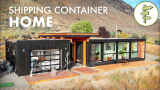 Living in an Ultra-Modern Shipping Container Home – Built with 4 x 20ft Used Containers